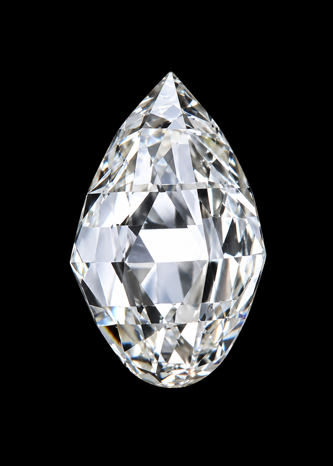 Briolette cut diamond
