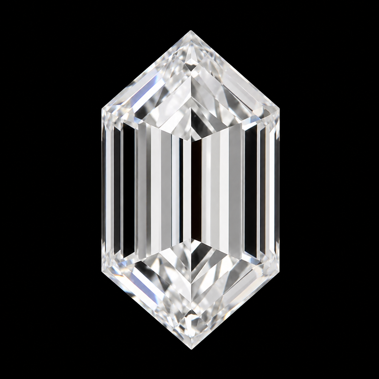 Hexagonal cut diamond
