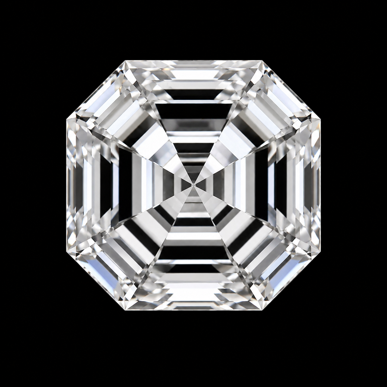 Octagonal cut diamond