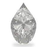 Pear cut diamond